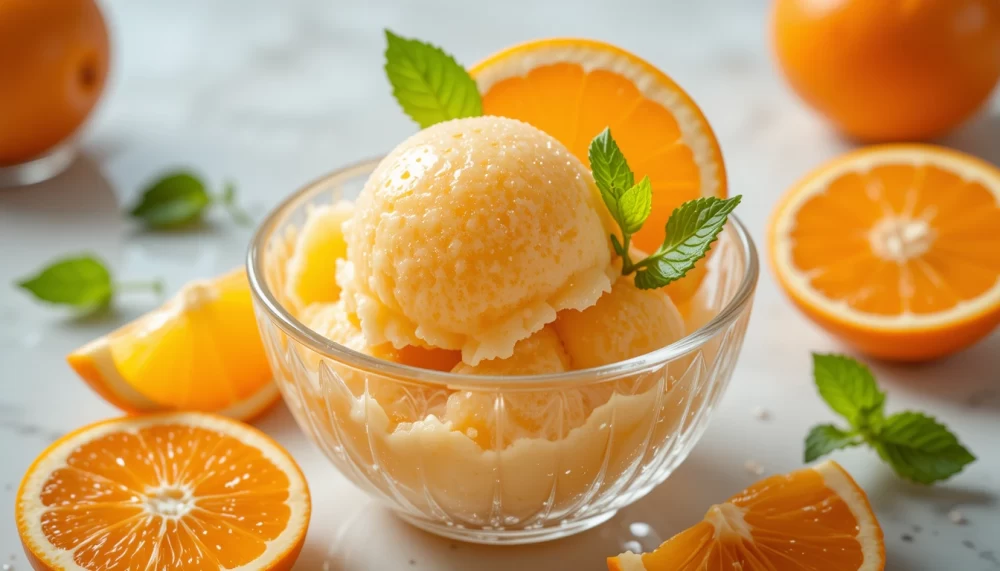 بستنی نارنگی