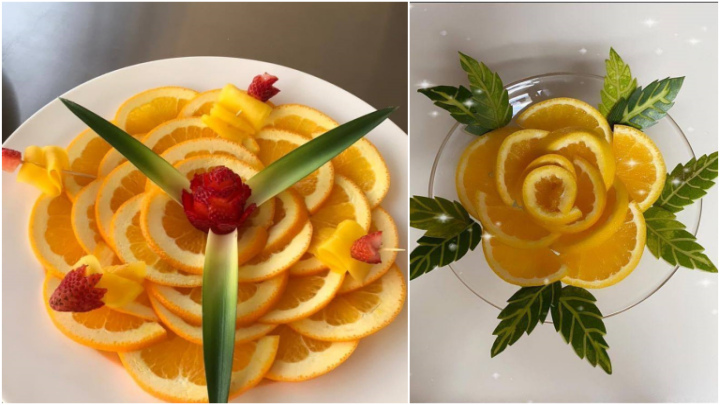 ایدههای خلاقانه تزیین پرتقال برای سفره شب یلدا
