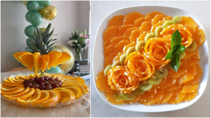 ایدههای خلاقانه تزیین پرتقال با پوست برای سفره شب یلدا 1404