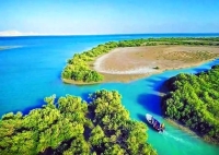 جزیره وارمی؛ مقصدی که با جزر و مد پدیدار می‌شود + عکس