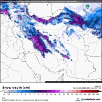 قوی‌ترین سامانه برفی در راه ایران