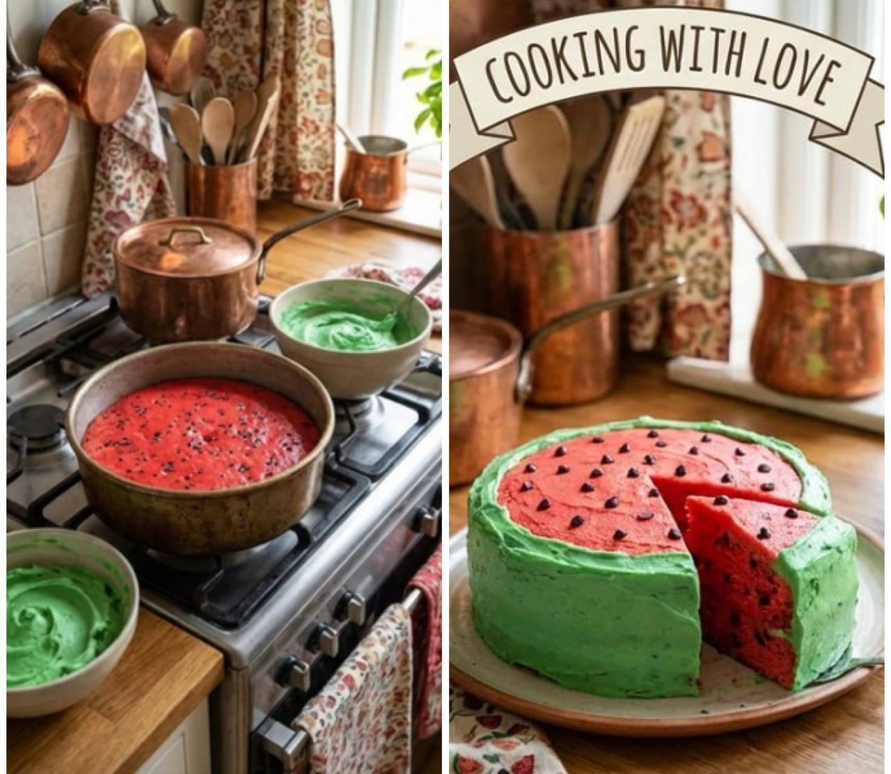 کیک هندوانه ای