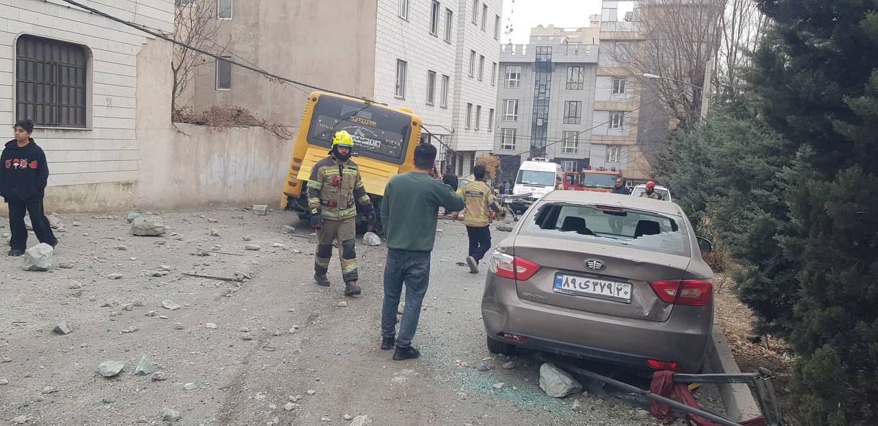 تصادف اتوبوس