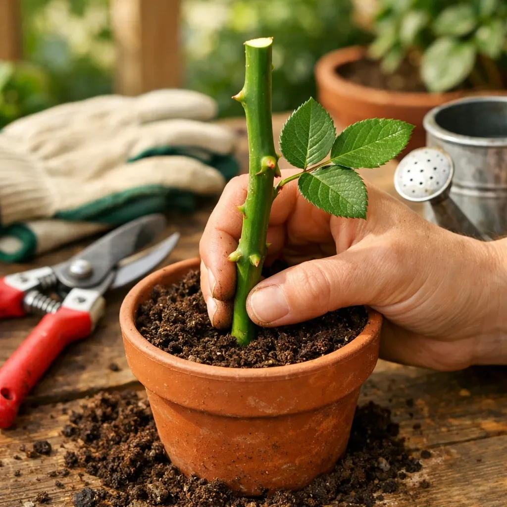 قلمه زدن گل رز