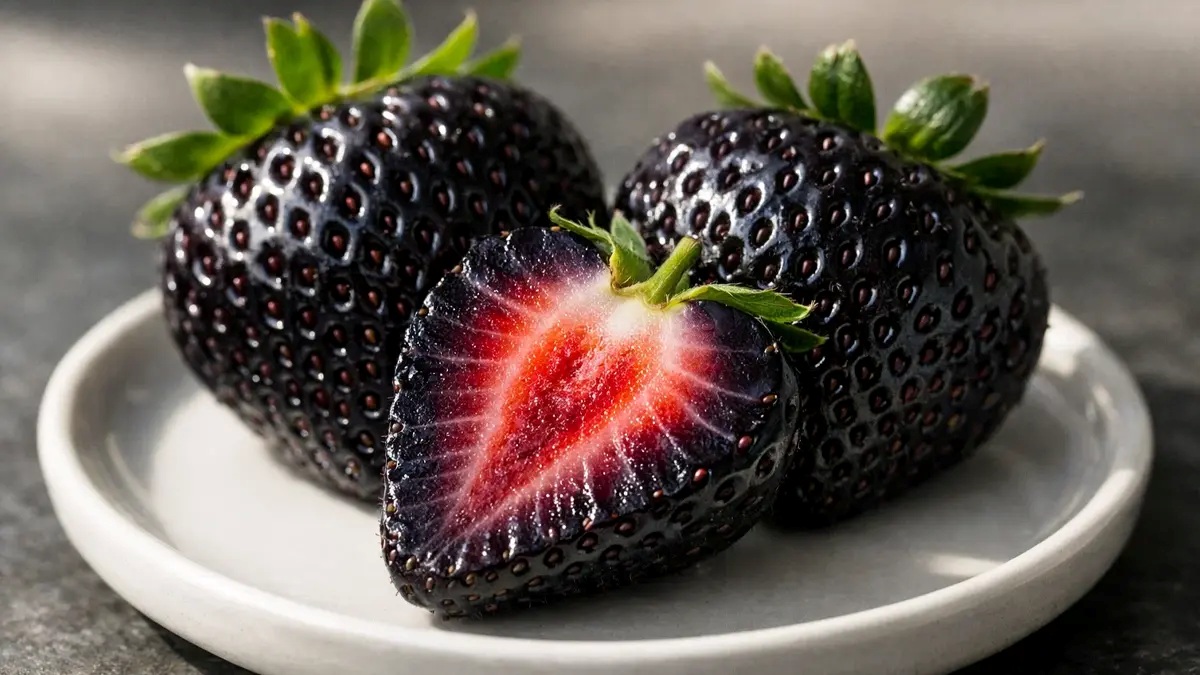 توت فرنگی مروارید سیاه-2