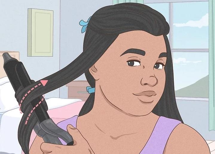  آموزش فر کردن مو 3