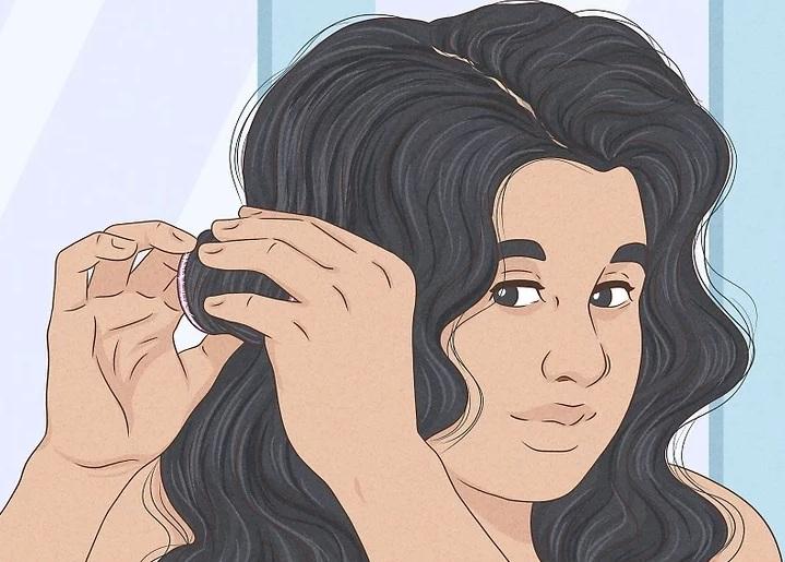  آموزش فر کردن مو 18