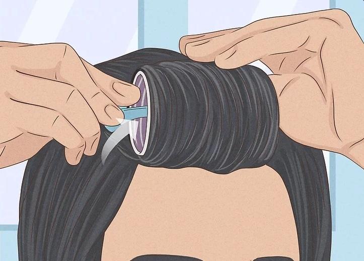  آموزش فر کردن مو 16