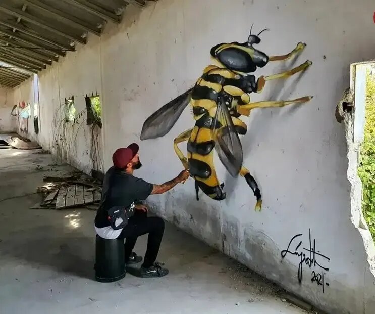 شاهکارهای سه‌بعدی نقاش پرتغالی | عکس