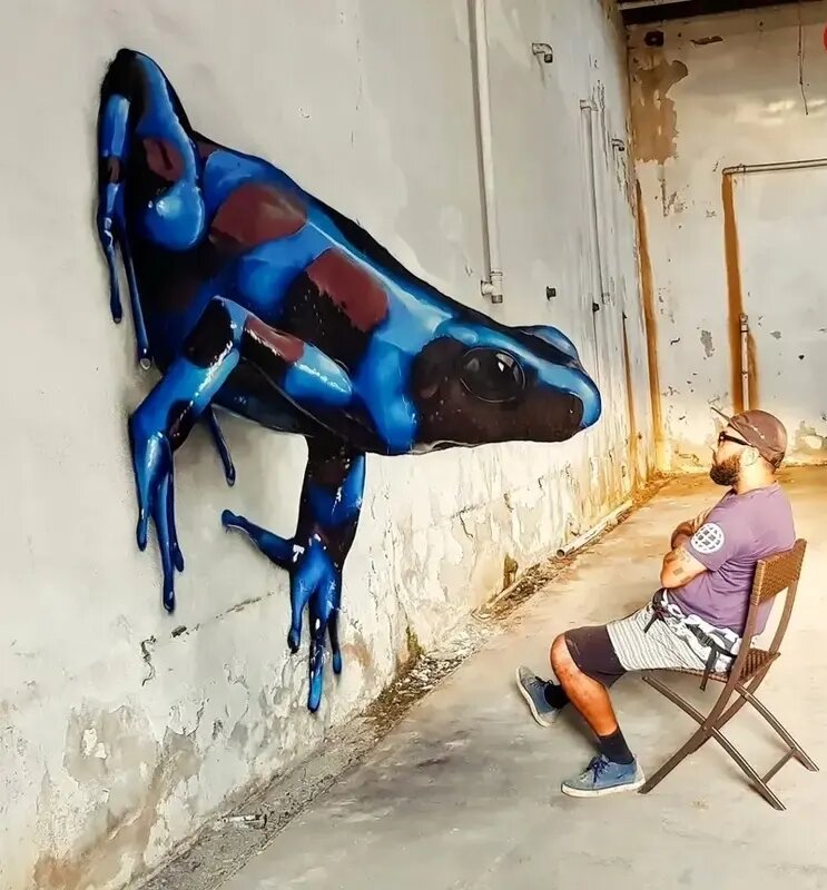 شاهکارهای سه‌بعدی نقاش پرتغالی | عکس