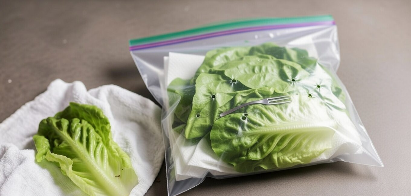 تازه نگه داشتن کاهو