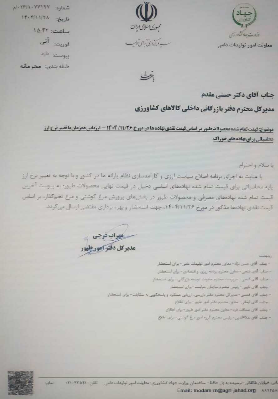 مرغ گرم 300 هزار تومانی در راه است؟ جزییات یک گزارش رسمی