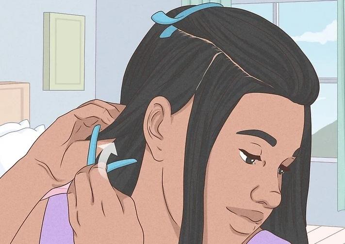  آموزش فر کردن مو 2