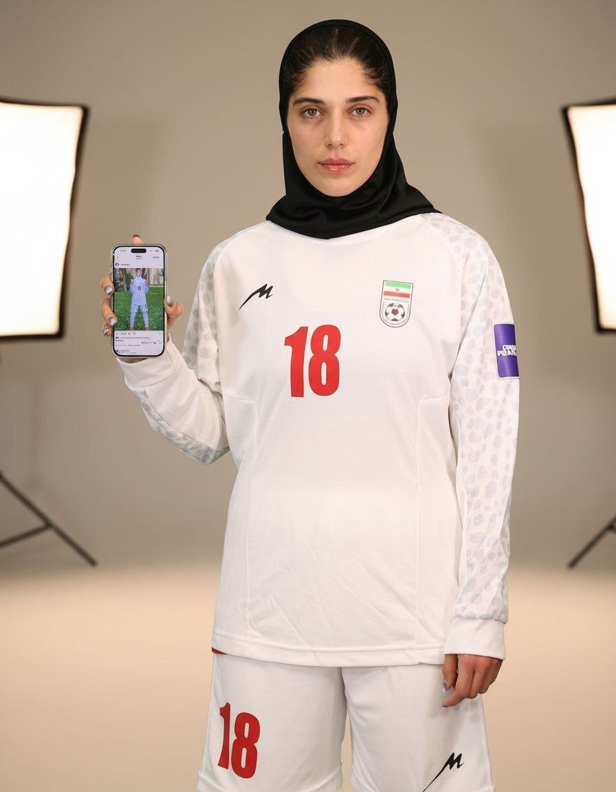 عکس | ستاره پرسپولیس به یاد دختر ملیپوش